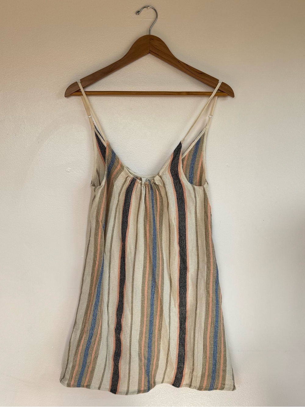 Elan 100% Cotton Minimalist Coastal Beach Cover-Up Dress - XS - Picture 8 of 8